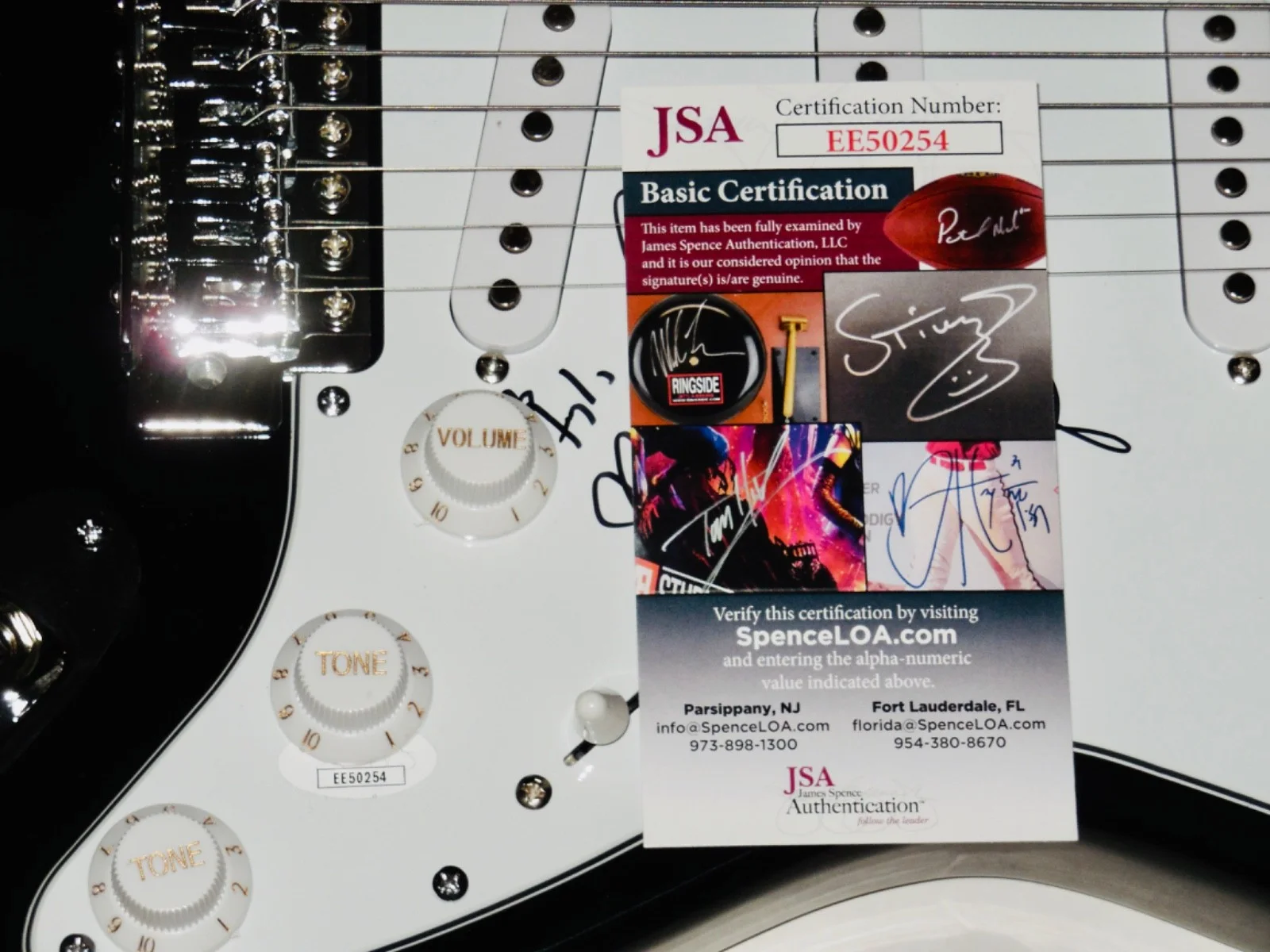 JIM PETRICK AUTOGRAPHED ELECTRIC GUITAR (IDES OF MARCH) - JSA COA!, изображение 4