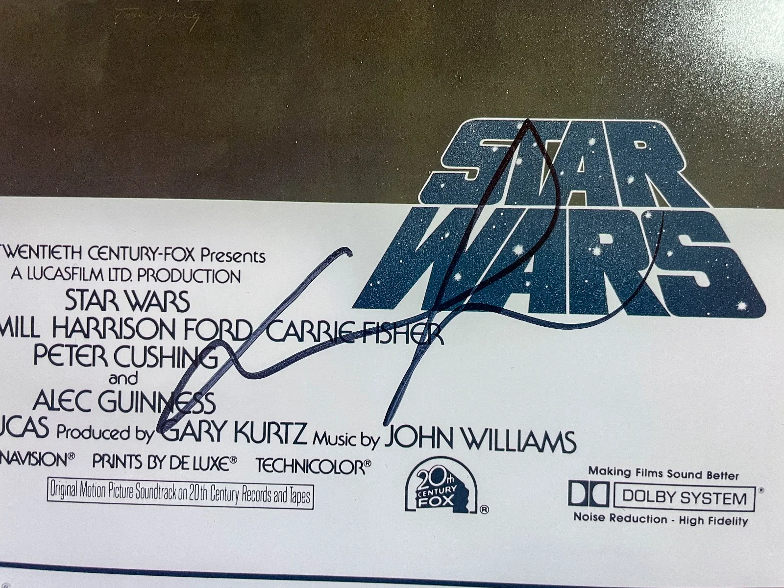 George Lucas — George Lucas Creator Signed STAR WARS New Hope 12x18 Photo Style A PROOF JSA COA, изображение 3