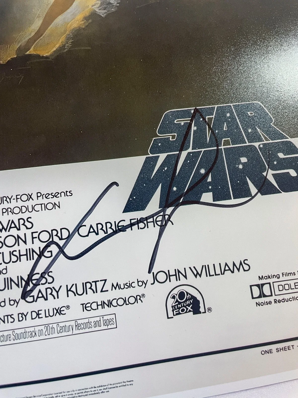 George Lucas — George Lucas Creator Signed STAR WARS New Hope 12x18 Photo Style A PROOF JSA COA, изображение 4
