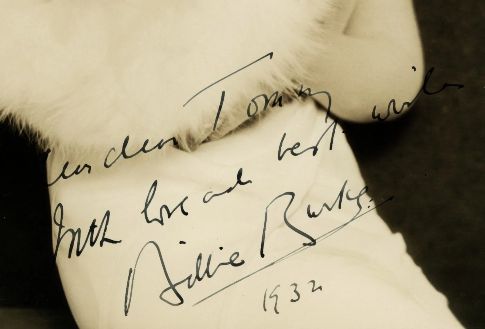 Vintage Billie Burke Signed Photo - Wizard of Oz - Have a Wicked Christmas!, изображение 2