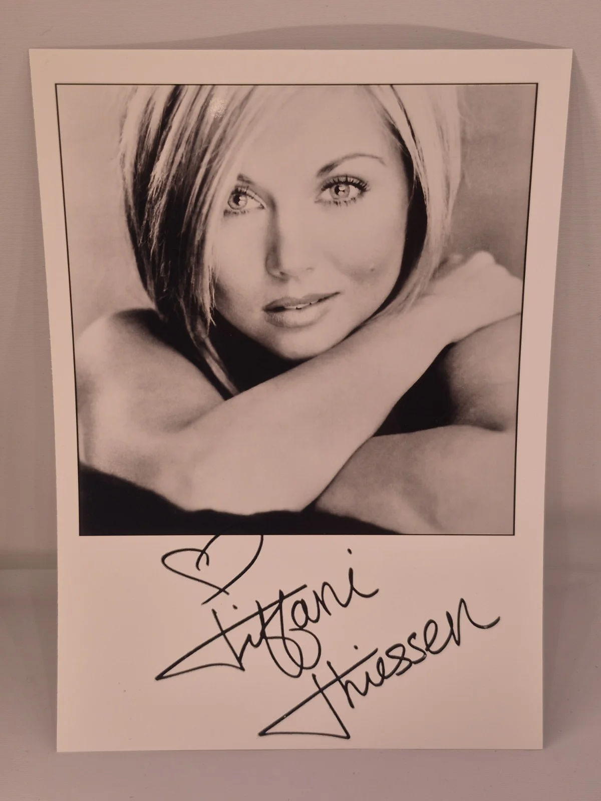 Tiffany Amber Thiessen — Tiffani Amber Thiessen Television Star 5x7 Signed Photo Autographed Auto Picture