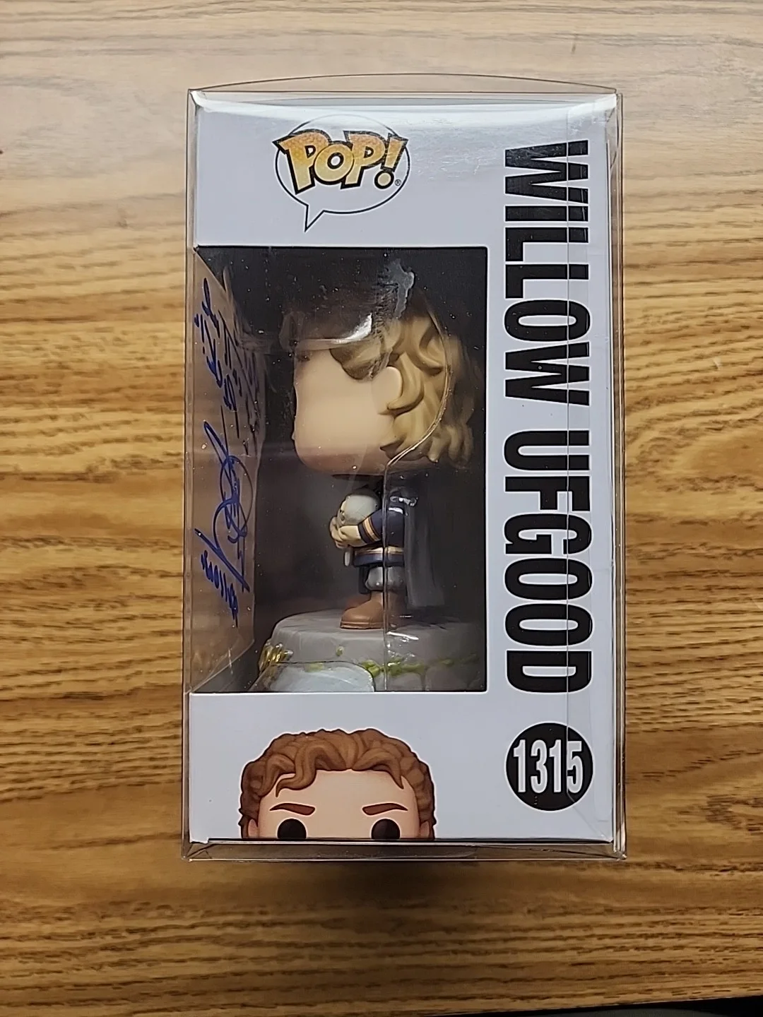 Warwick Davis — Willow Ufgood FUNKO POP #1315 Autographed by Warwick Davis & Photograph, изображение 3
