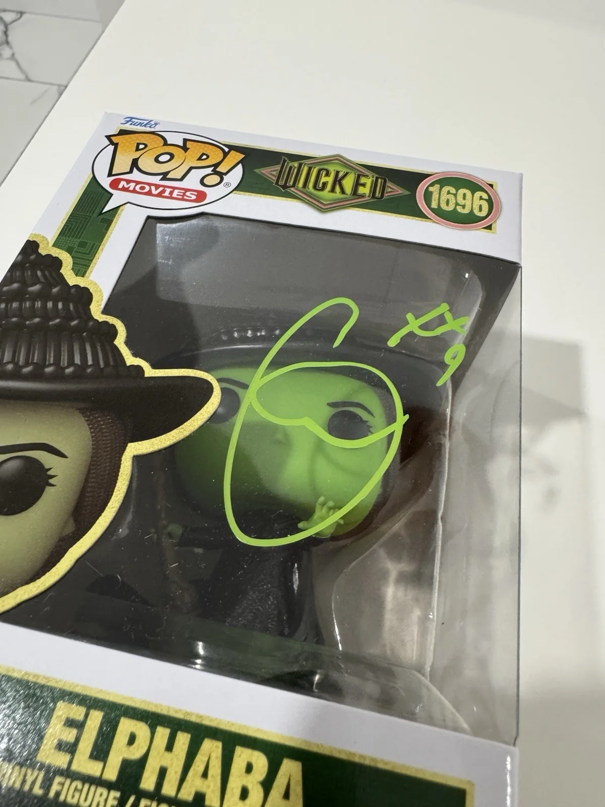 Cynthia Erivo — CYNTHIA ERIVO Signed Funko Pop #1696! Elphaba! Wicked! PROOF, изображение 2
