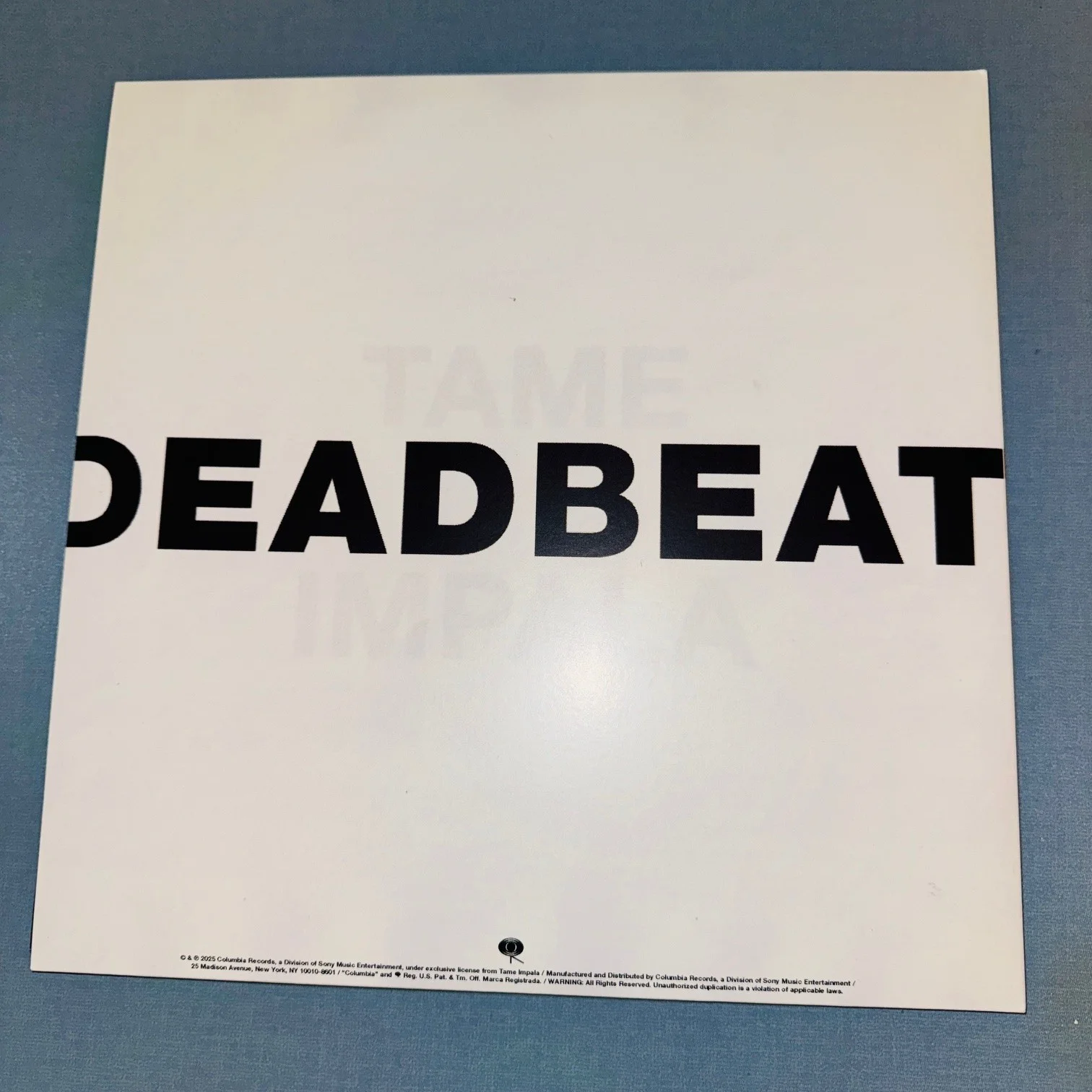 KEVIN PARKER SIGNED / AUTOGRAPHED "DEADBEAT" VINYL LP ALBUM TAME IMPALA JSA COA!, image 4