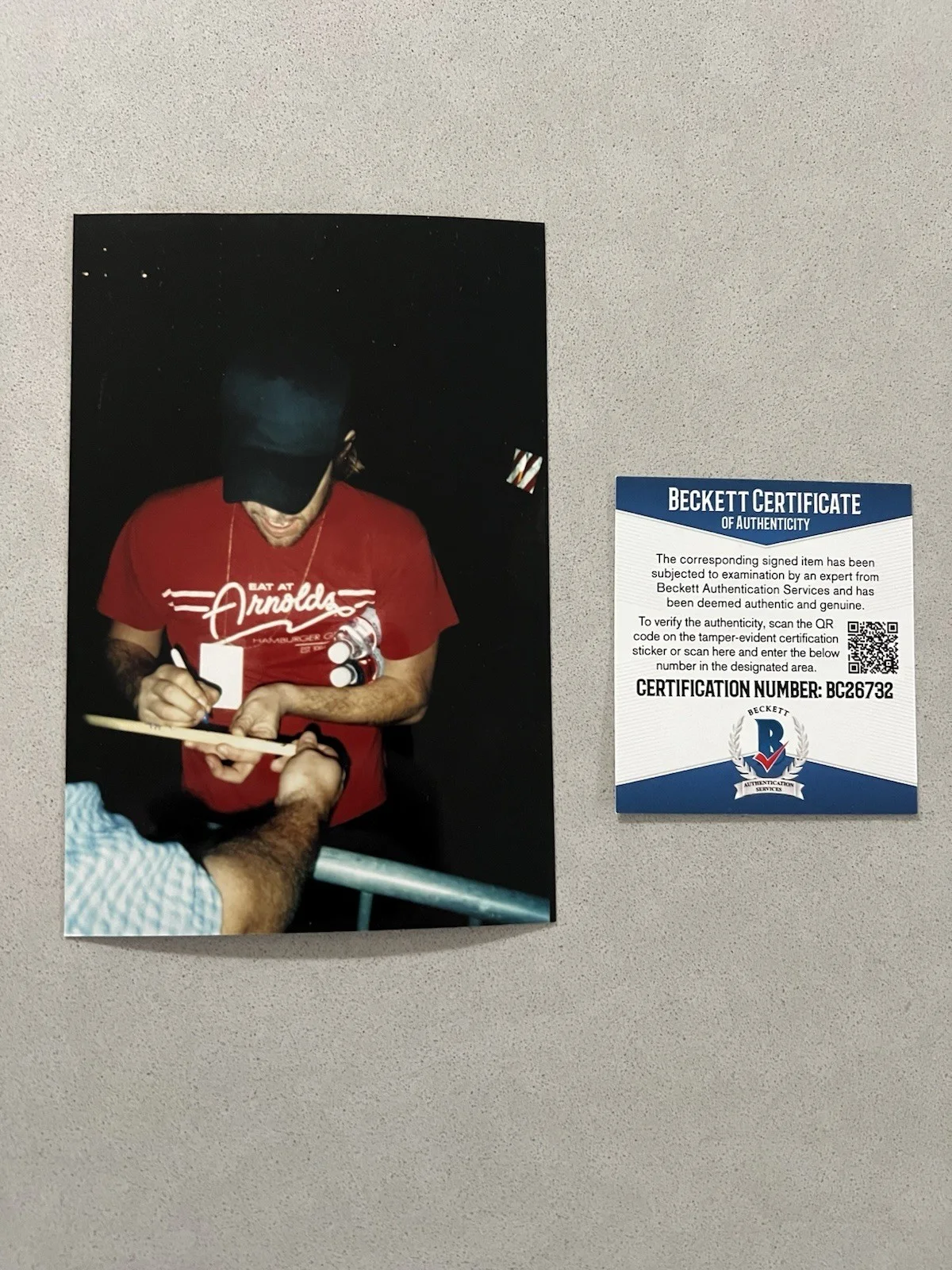 Taylor Hawkins autographed signed Drumstick Foo Fighters Beckett EXACT PROOF!!, image 3