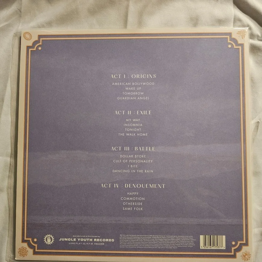 Young the Giant — Young the Giant Signed American Bollywood LP Vinyl Autographed JSA COA, изображение 2