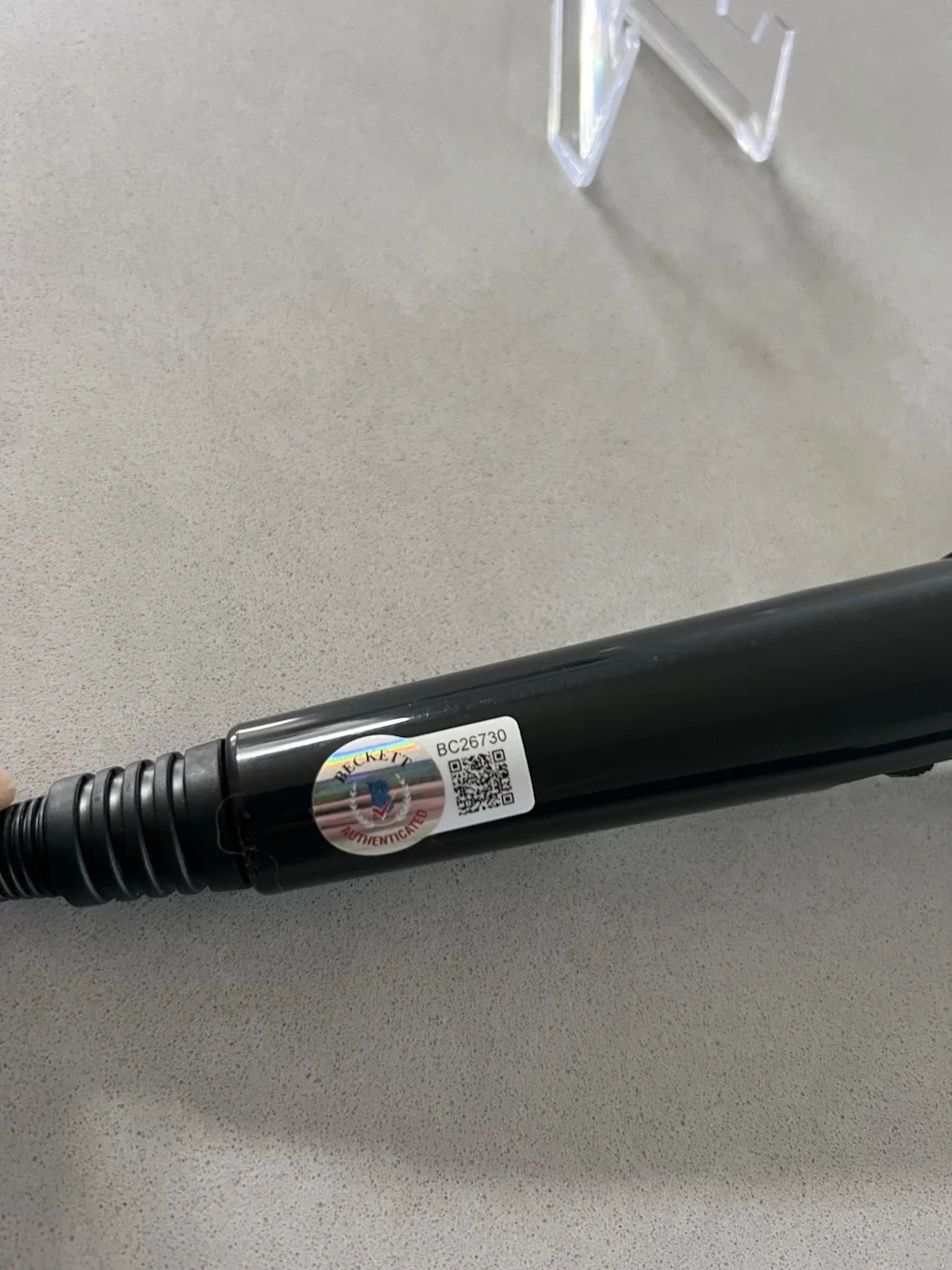 Sully Erna Rare! autographed signed Black Microphone Godsmack Beckett BAS coa, image 2