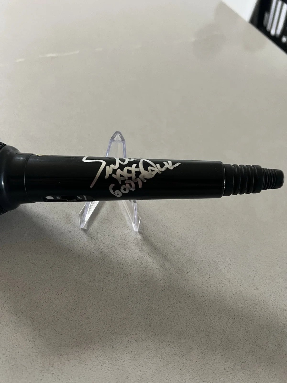 Sully Erna Rare! autographed signed Black Microphone Godsmack Beckett BAS coa, image 4