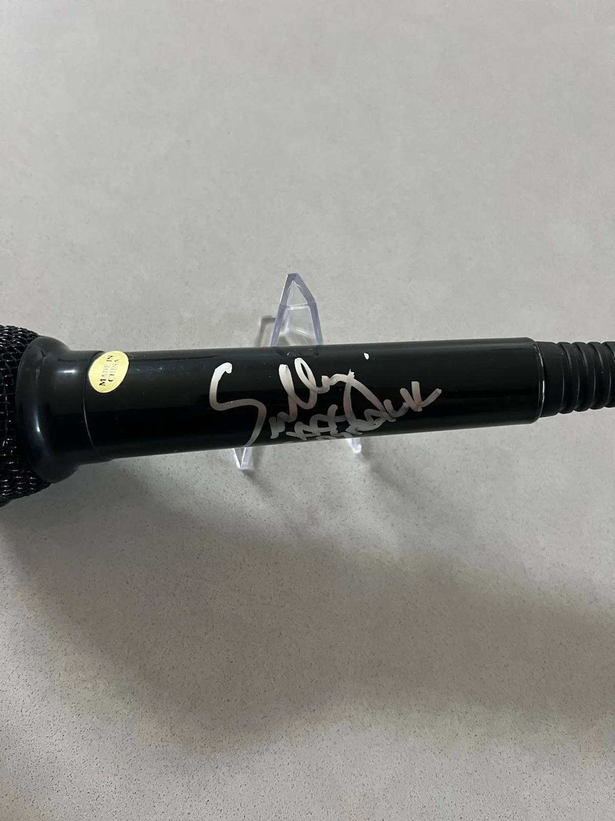 Sully Erna Rare! autographed signed Black Microphone Godsmack Beckett BAS coa, image 5