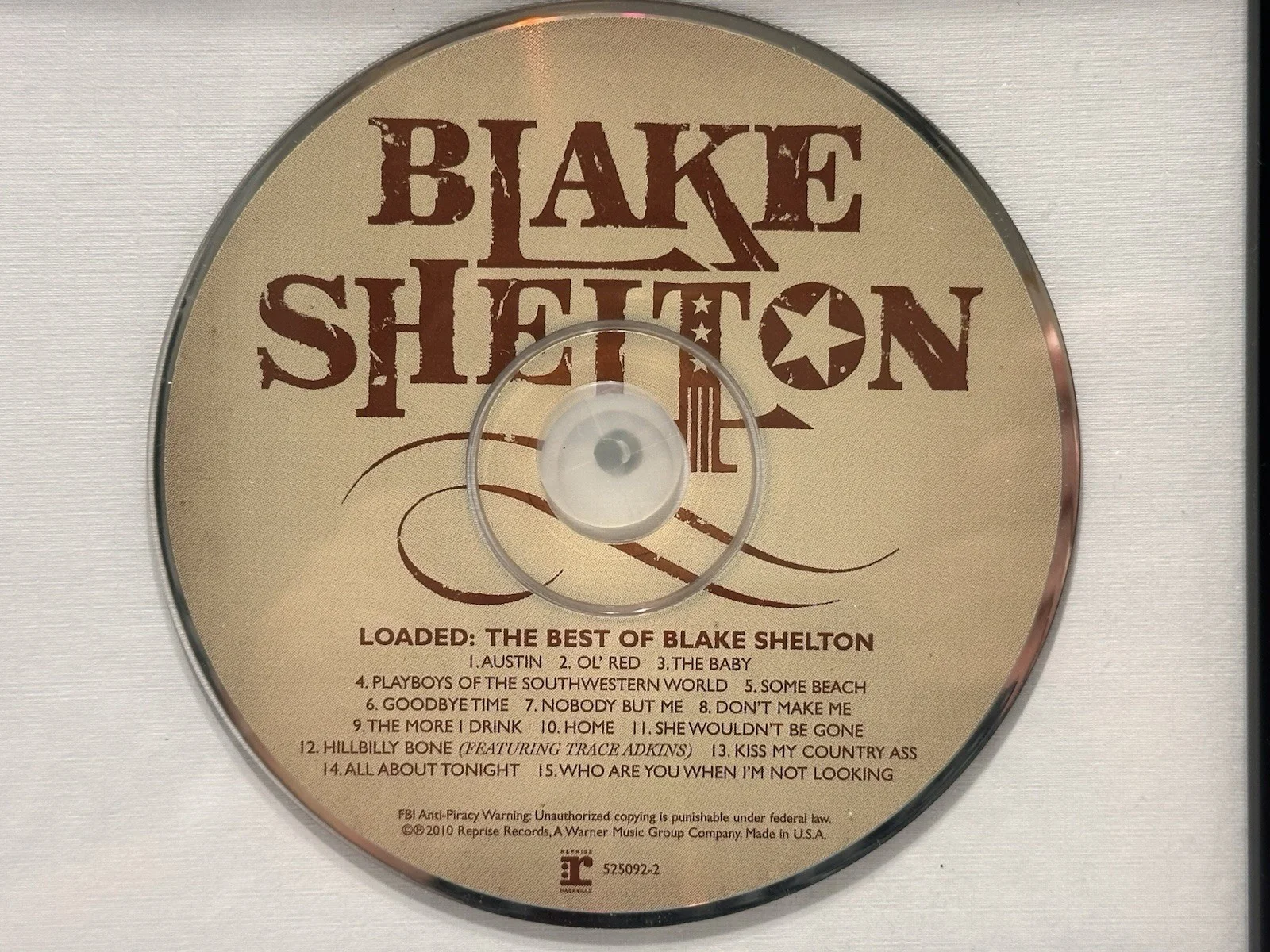 Blake Shelton Loaded: The Best of Blake Shelton Authentic Signature, image 3