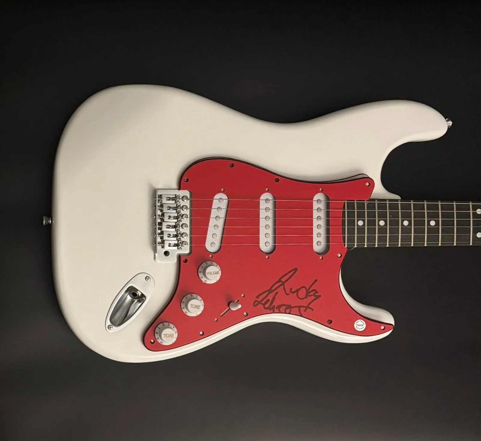 GFA Circle Jerks Drummer * LUCKY LEHRER * Signed Electric Guitar AD1 COA, image 2
