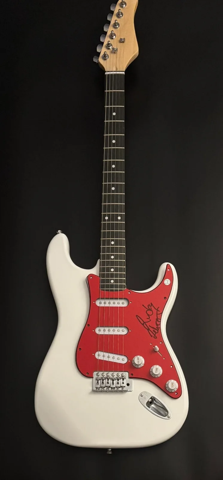 GFA Circle Jerks Drummer * LUCKY LEHRER * Signed Electric Guitar AD1 COA, image 4