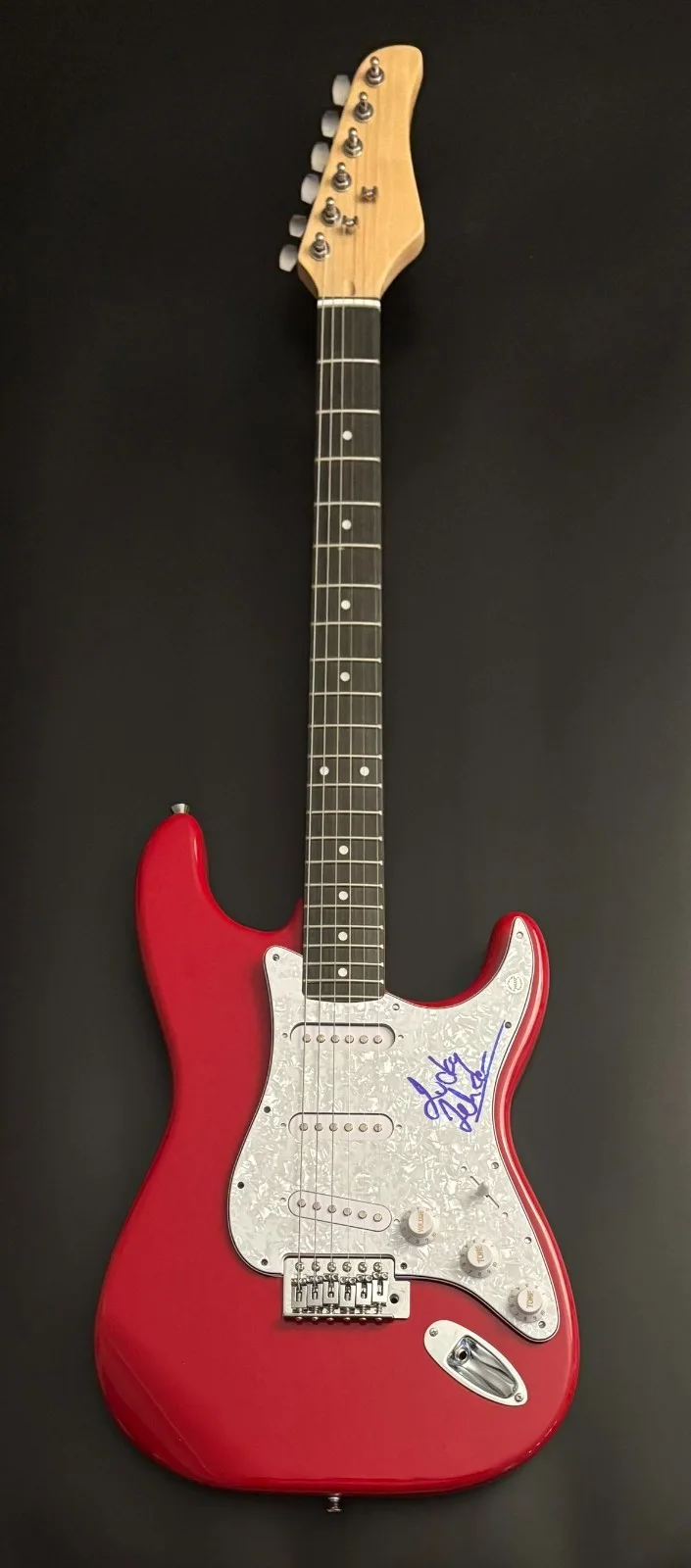 GFA Circle Jerks Drummer * LUCKY LEHRER * Signed Electric Guitar LA1 COA, image 2