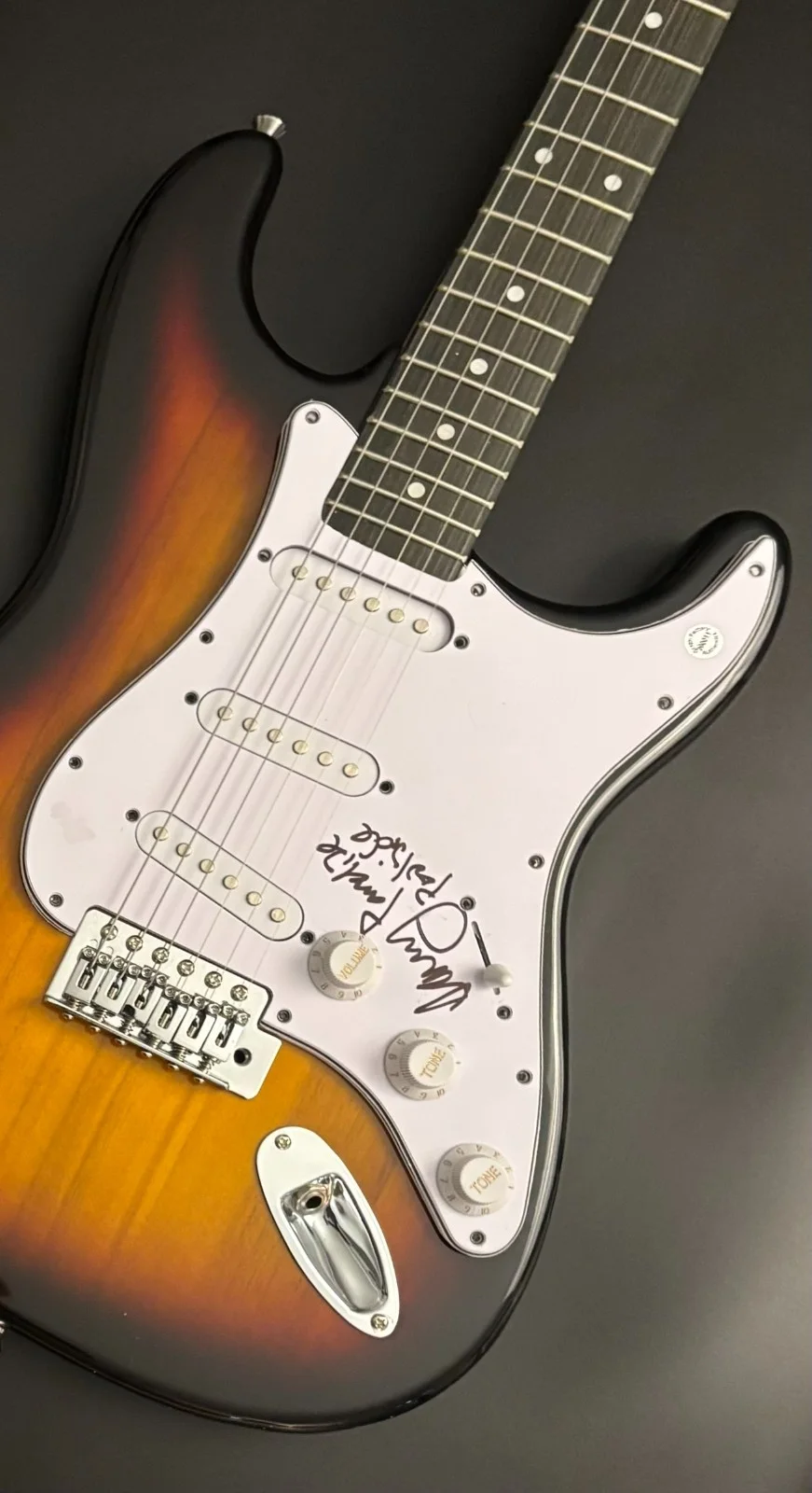 GFA Jeffrey Paradise Harvest Moon * POOLSIDE * Signed Electric Guitar COA, image 3
