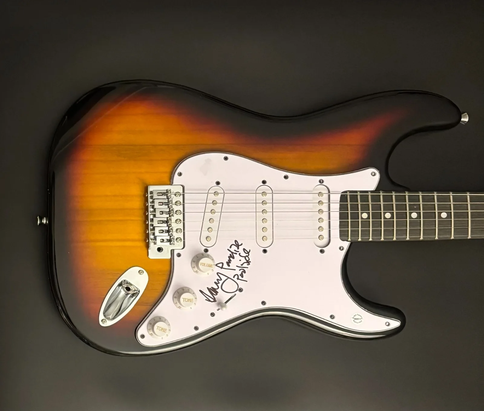 GFA Jeffrey Paradise Harvest Moon * POOLSIDE * Signed Electric Guitar COA, image 4