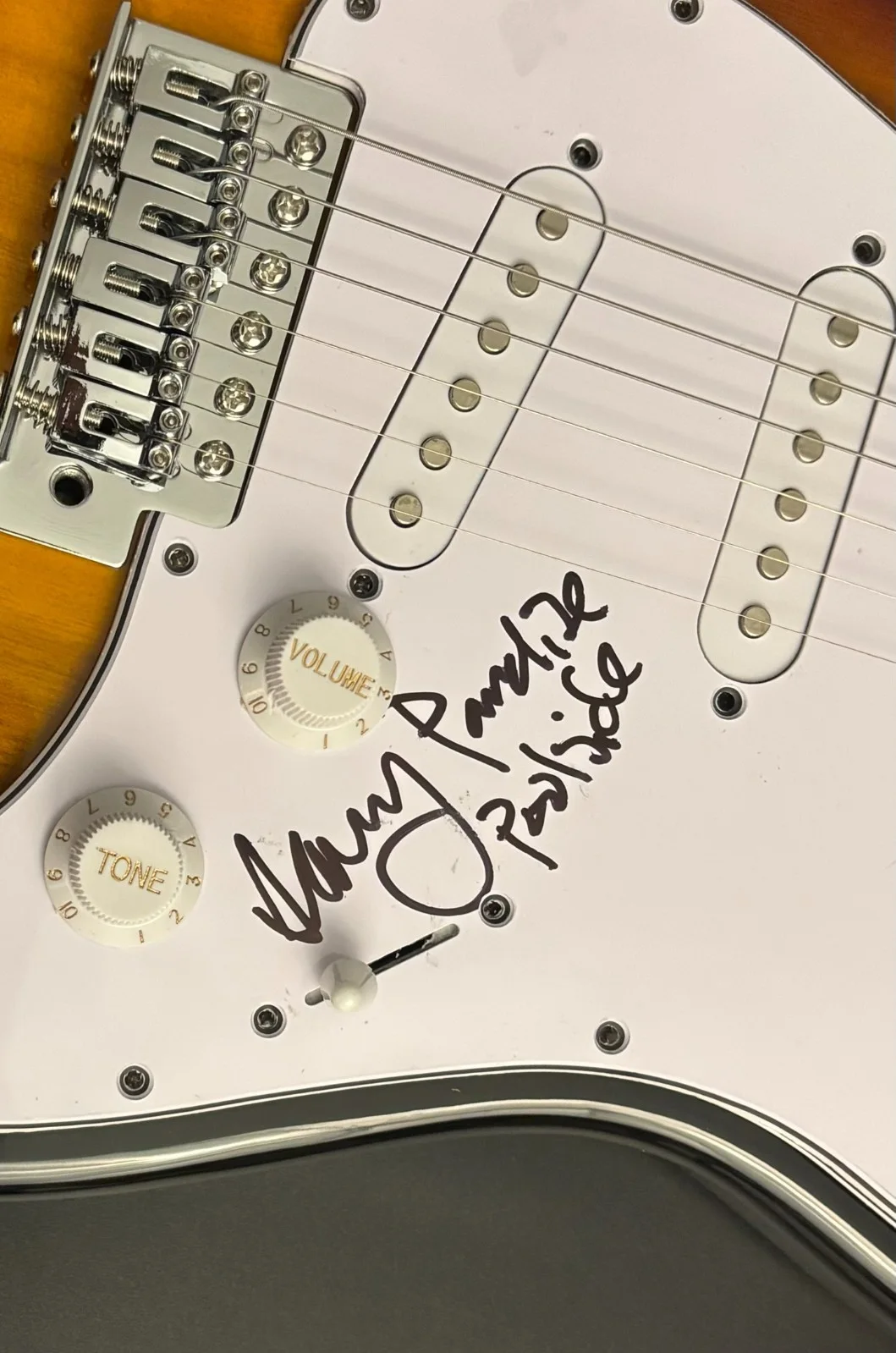GFA Jeffrey Paradise Harvest Moon * POOLSIDE * Signed Electric Guitar COA, image 5