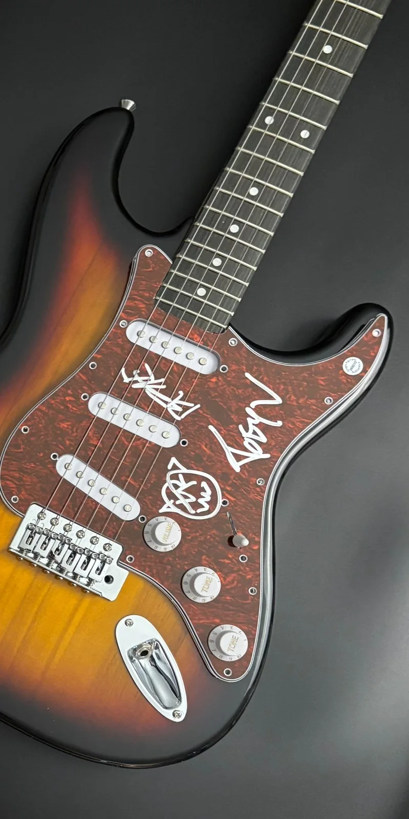 GFA Punk Tactics x2 Duo * JOEY VALENCE & BRAE * Signed Electric Guitar COA, изображение 4