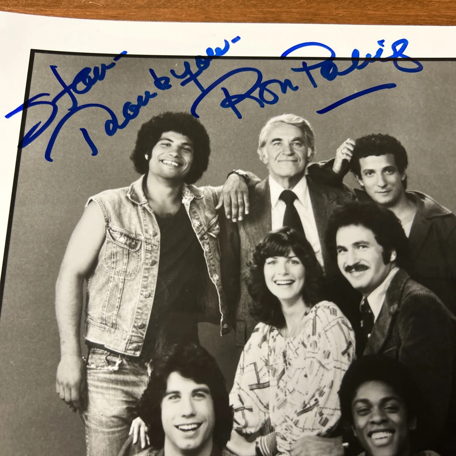 1977 Press Photo Ron Palillo Autograph 8x10 "Welcome Back, Kotter" JSA COA W, изображение 3