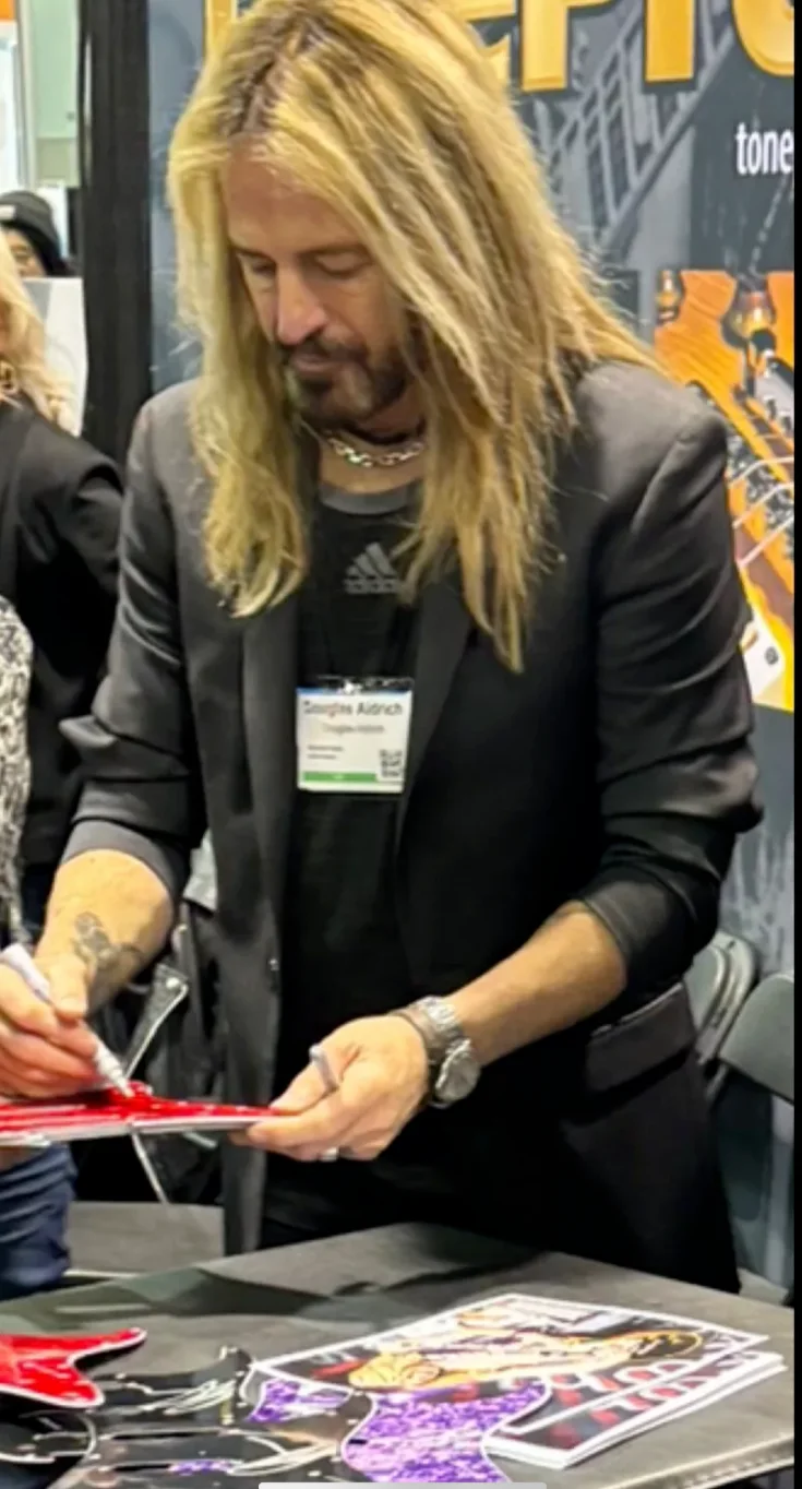GFA Dio & Whitesnake Guitarist * DOUG ALDRICH * Signed Electric Guitar COA, изображение 3