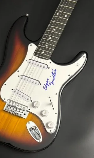 GFA Free Ride Rock Legend * EDGAR WINTER * Signed Electric Guitar PROOF AD2 COA, изображение 4