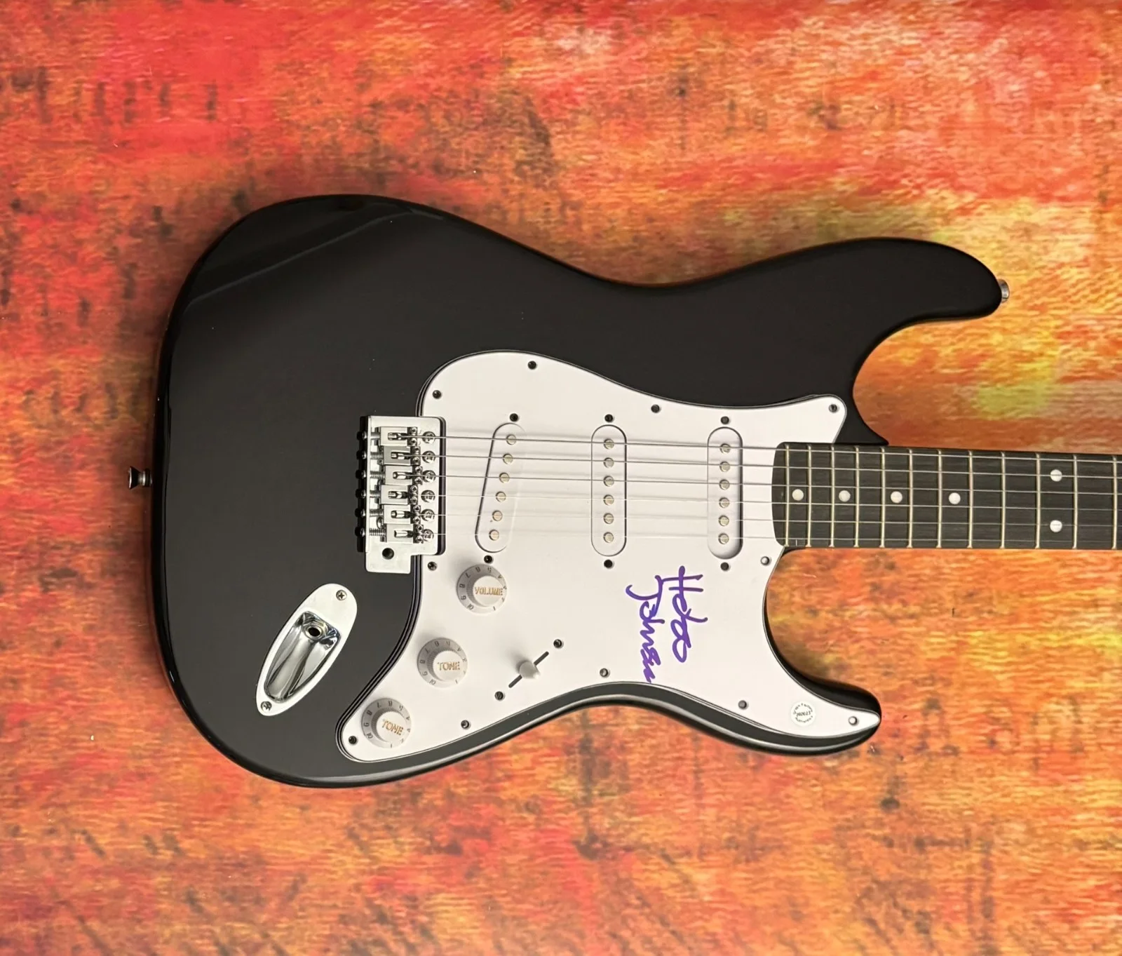 GFA The Fall and Rise of * HOBO JOHNSON * Signed Electric Guitar PROOF H7 COA, изображение 2