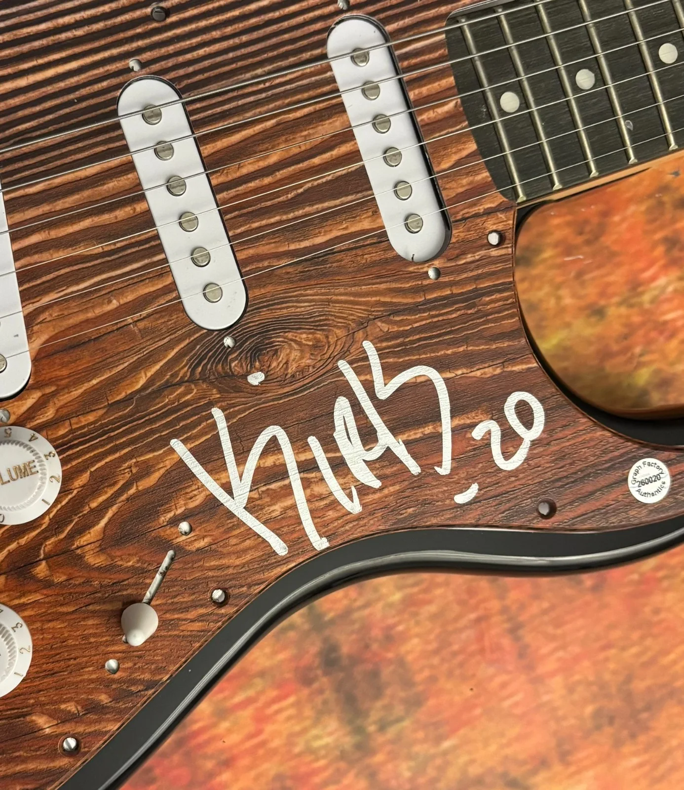 GFA Crowbar & Down Guitarist * KIRK WINDSTEIN * Signed Electric Guitar K6 COA, изображение 4