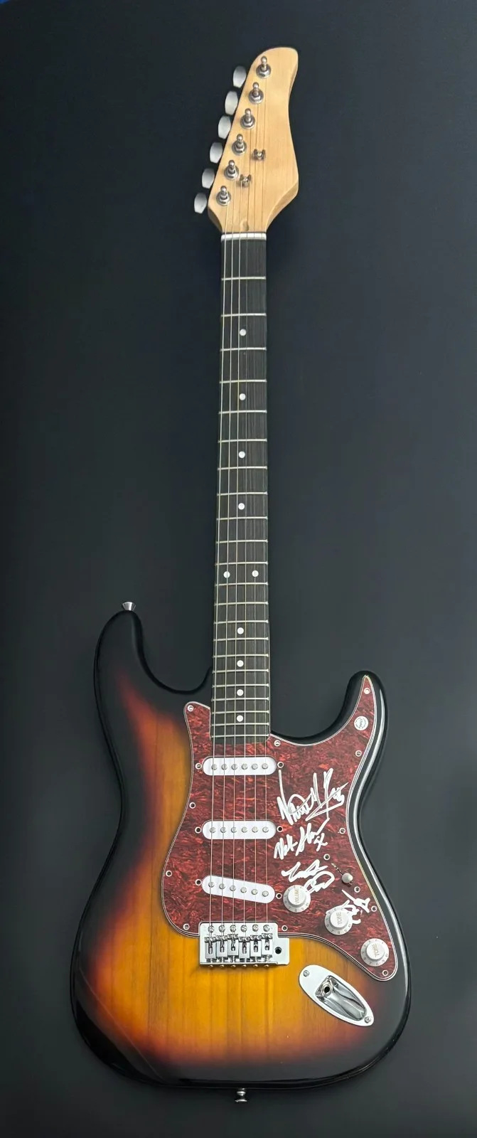 GFA Another Life x4 Band * ANY GIVEN SIN * Signed Electric Guitar PROOF A6 COA, image 2