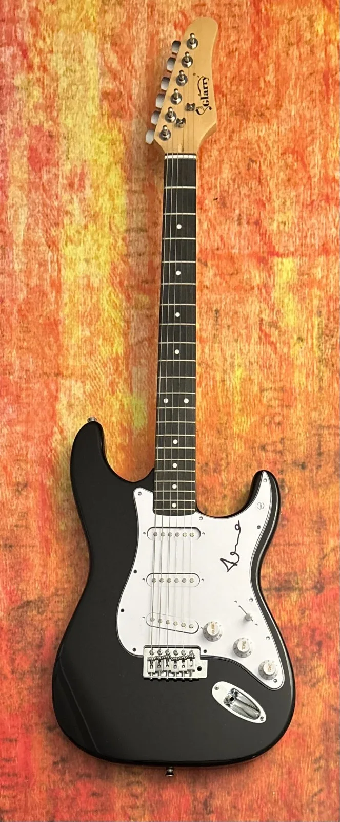 GFA Ryan O'Neal Singer * SLEEPING AT LAST * Signed Electric Guitar PROOF COA, image 4