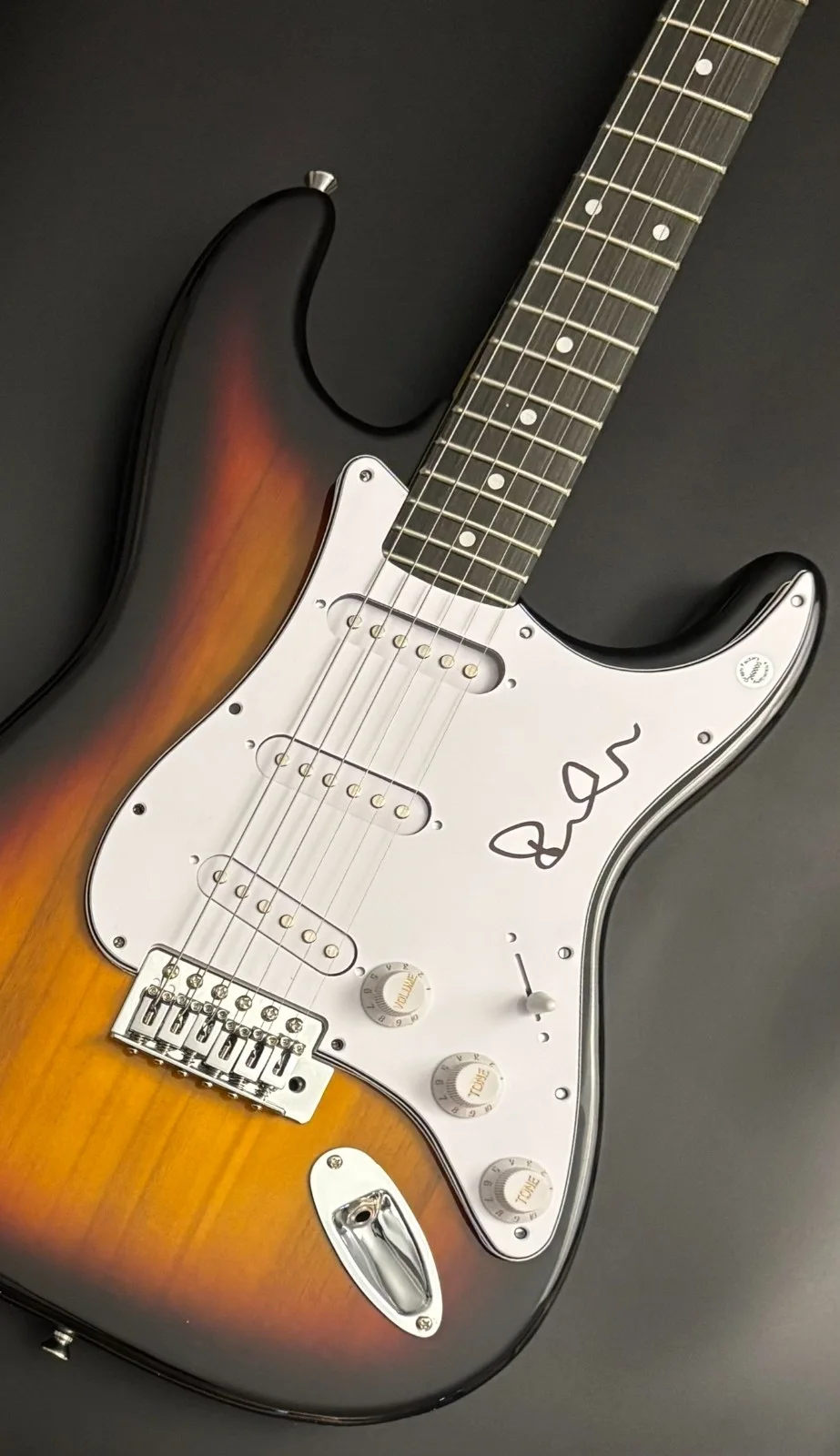 GFA Ryan O'Neal Singer * SLEEPING AT LAST * Signed Electric Guitar PROOF COA, image 5