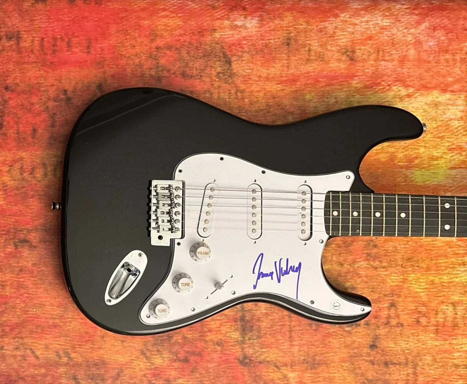 GFA Pressure & Until Morning Star * JAMES VICKERY * Signed Electric Guitar COA, изображение 4