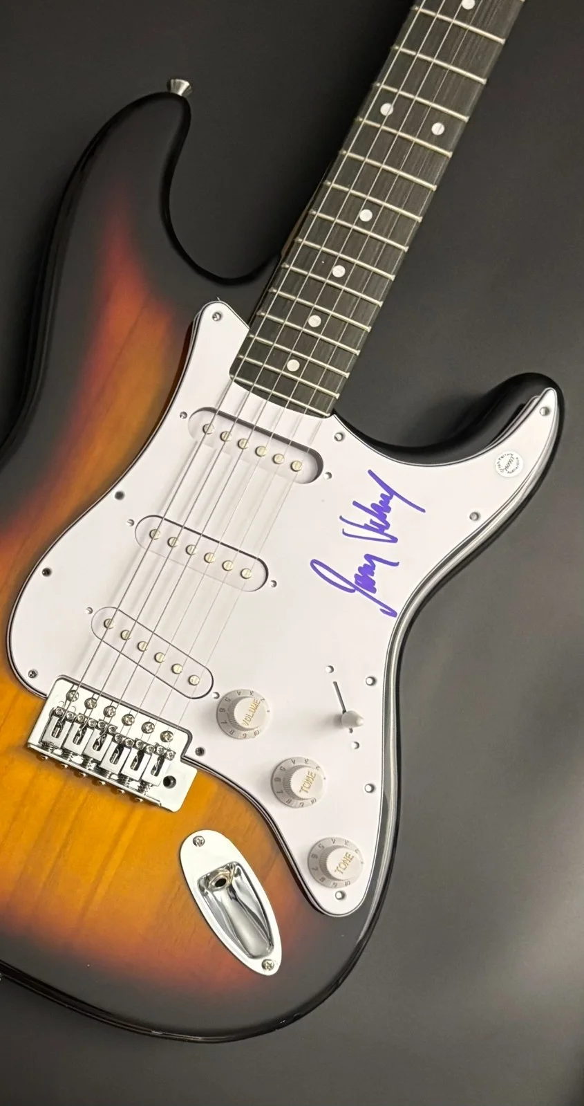 GFA Pressure & Until Morning Star * JAMES VICKERY * Signed Electric Guitar COA, изображение 3