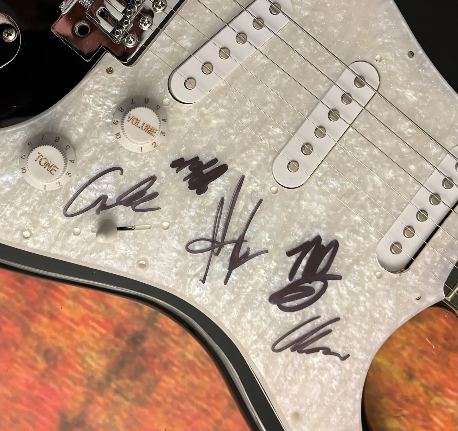 GFA Matt James x5 Band * BLACKTOP MOJO * Signed Electric Guitar PROOF COA, image 4