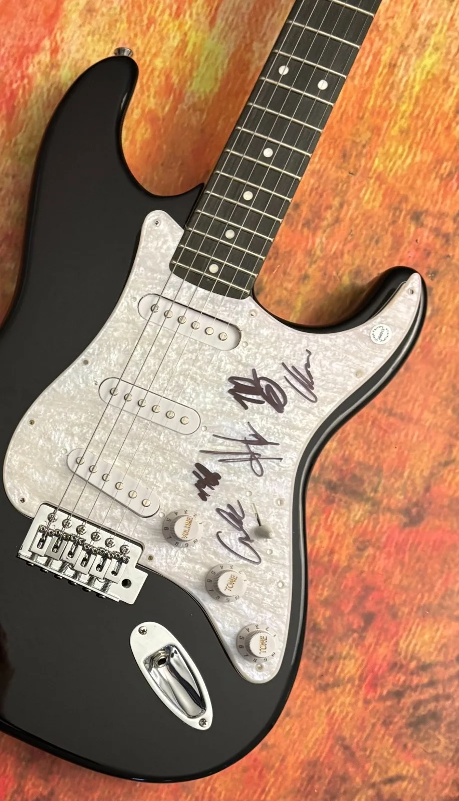 GFA Matt James x5 Band * BLACKTOP MOJO * Signed Electric Guitar PROOF COA, image 5