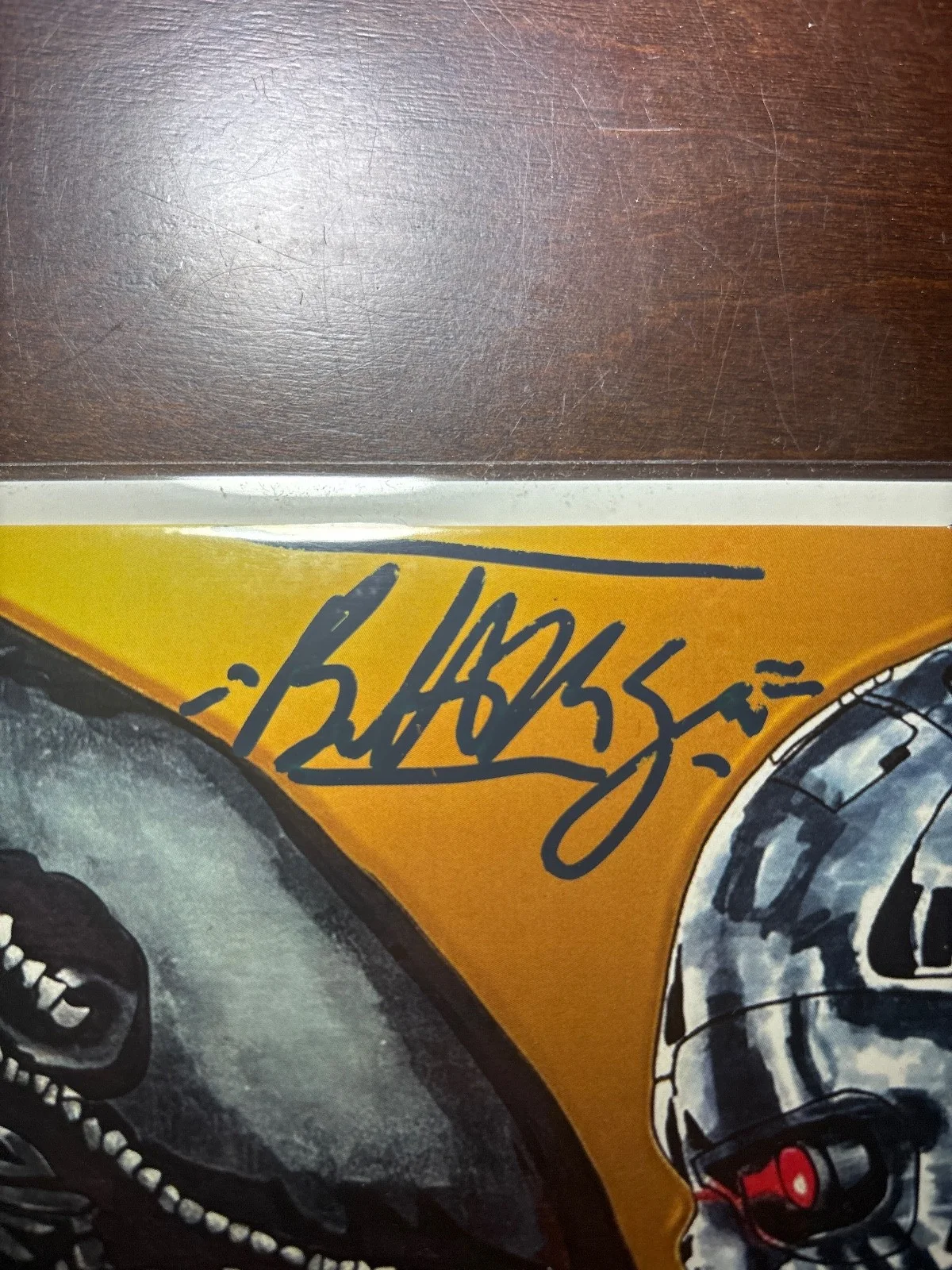 Brett azar — Alien vs Terminator Fan Art – Signed by Arnold’s Stunt Double Brett Azar – With, image 2