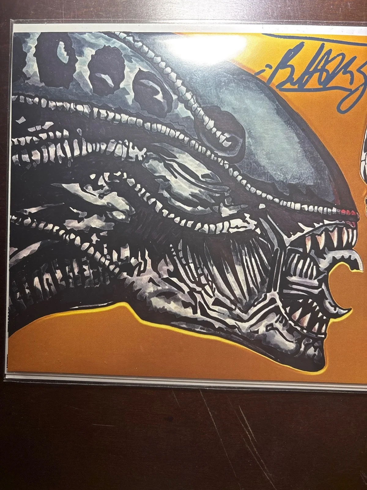 Brett azar — Alien vs Terminator Fan Art – Signed by Arnold’s Stunt Double Brett Azar – With, image 4