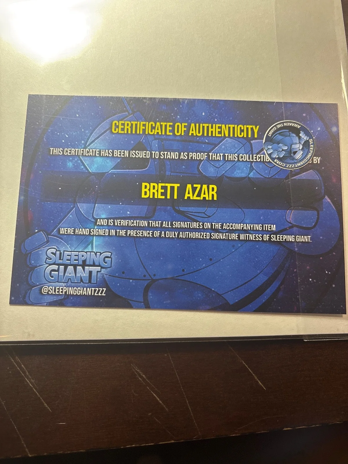 Brett azar — Alien vs Terminator Fan Art – Signed by Arnold’s Stunt Double Brett Azar – With, image 5