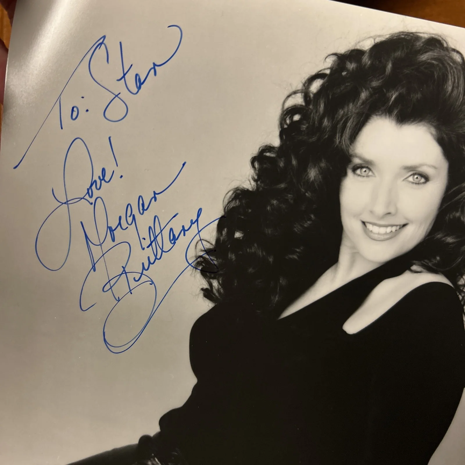 Morgan Bittany — "Dallas" Actress MORGAN BRITTANY Autograph Photo 8x10 JSA COA W, image 3