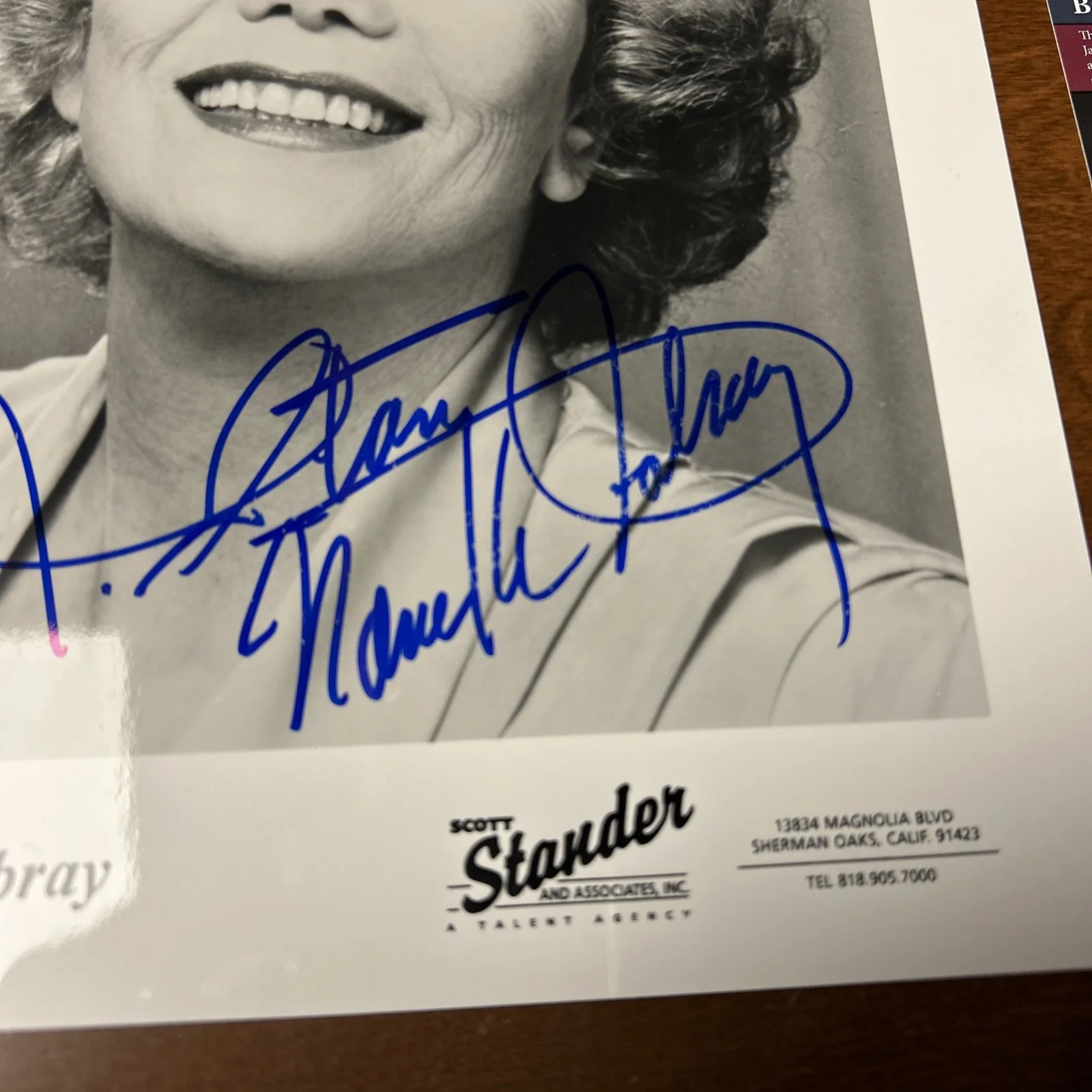 Nanette Fabray Autograph Signed B&W 8x10 Photo JSA COA W, image 4