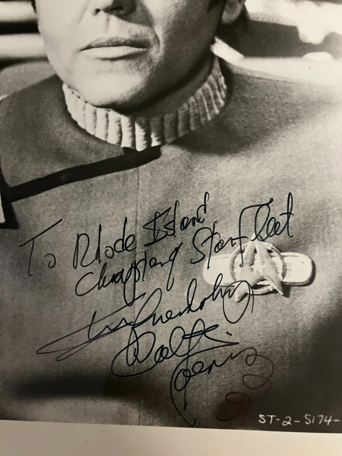 alter Koenig — Star Trek CHEKOV Actor WALTER KOENIG Autographed 8x10 B+W Photo, image 2