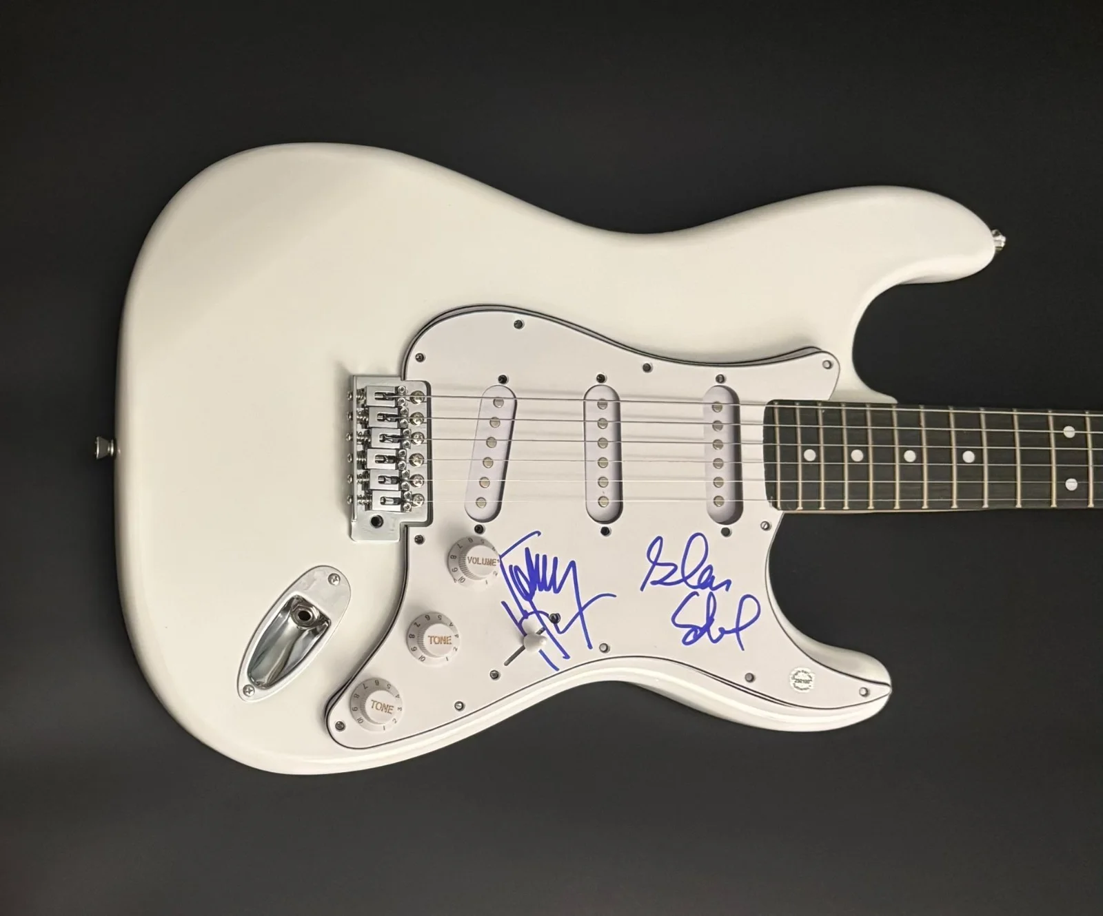 GFA Tommy & Glen Sobel * ALICE COOPER BAND * Signed Electric Guitar COA, изображение 2