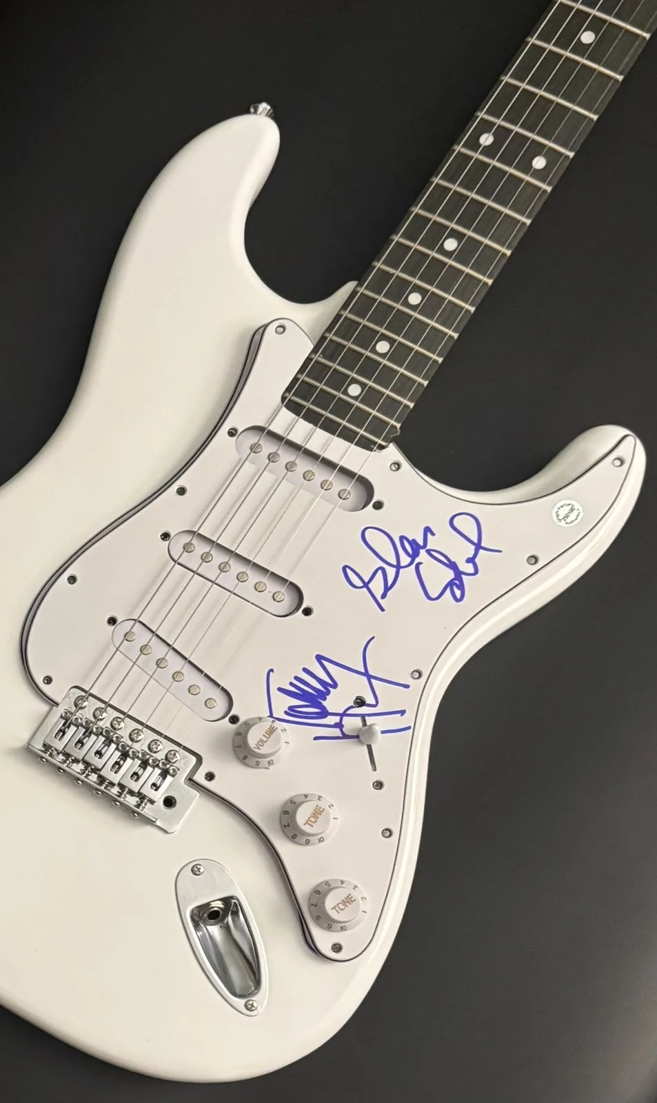 GFA Tommy & Glen Sobel * ALICE COOPER BAND * Signed Electric Guitar COA, изображение 5