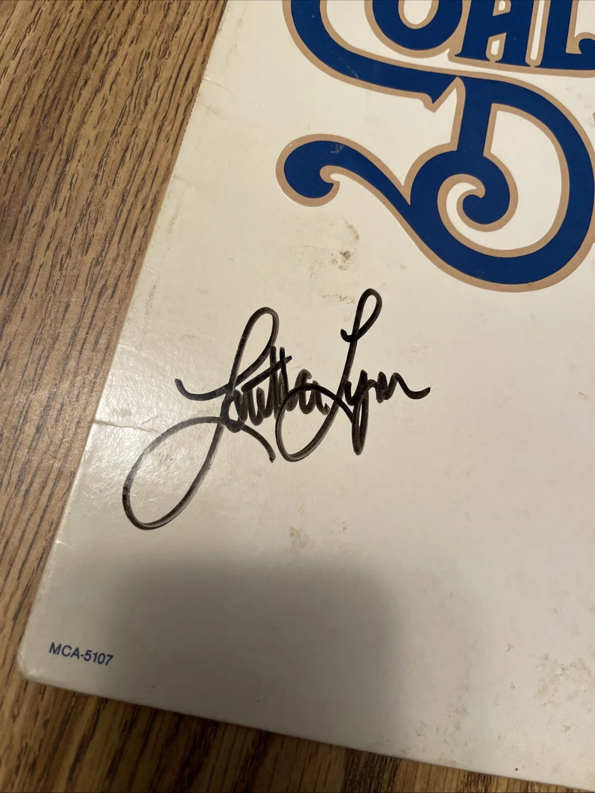 Coal Miners Daughter Vinyl Autographed Loretta Lynn, image 2