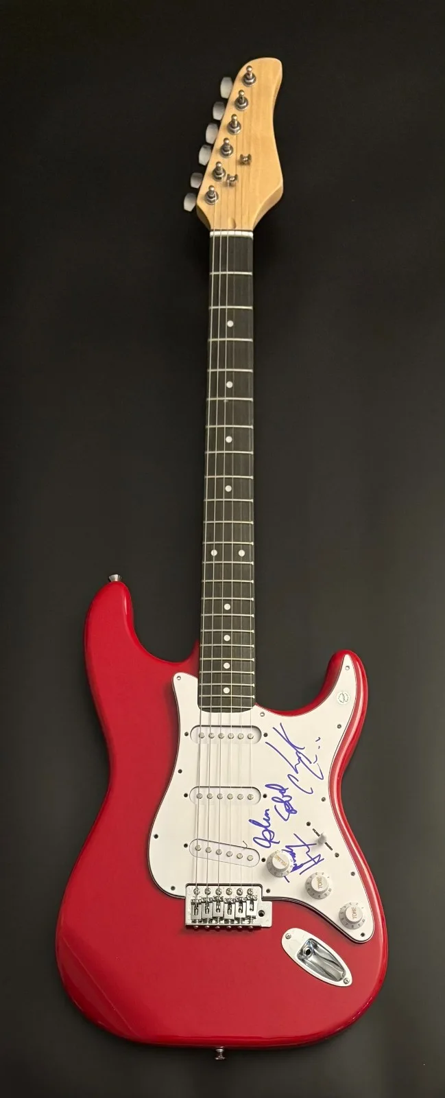GFA Tommy, Glen & Chuck x3 * ALICE COOPER BAND * Signed Electric Guitar COA, изображение 4