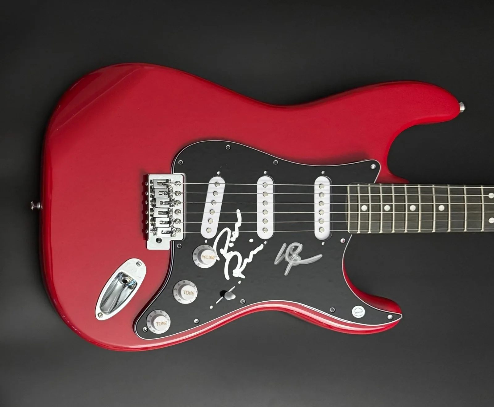GFA Robb Reiner Steve Lips Kudlow * ANVIL * Band Signed Electric Guitar AD2 COA, изображение 2