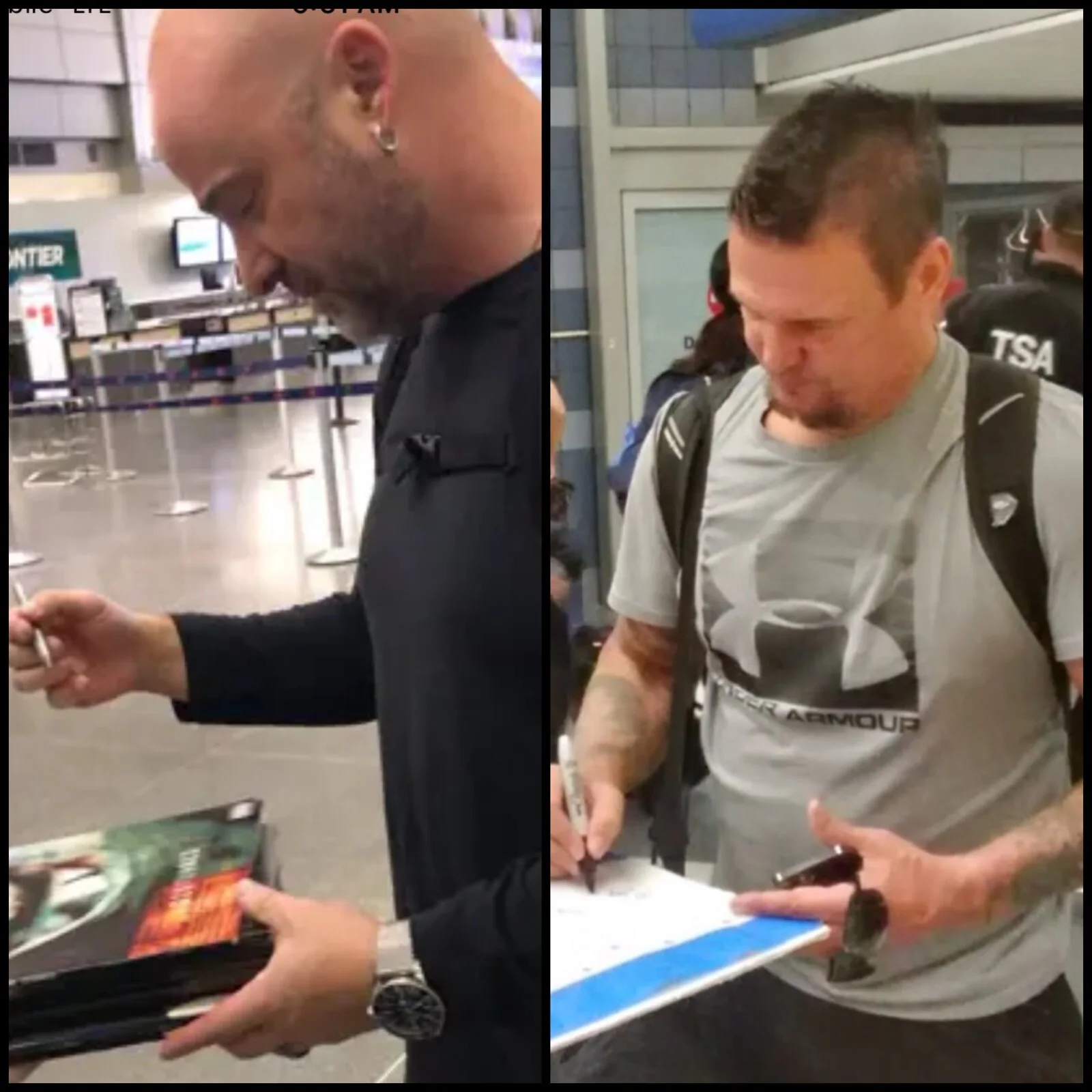 GFA David Draiman & Dan Donegan * DISTURBED * Band Signed Electric Guitar COA, image 3