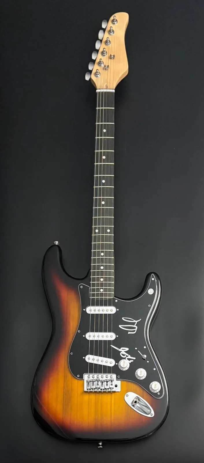GFA David Draiman & Dan Donegan * DISTURBED * Band Signed Electric Guitar COA, image 4