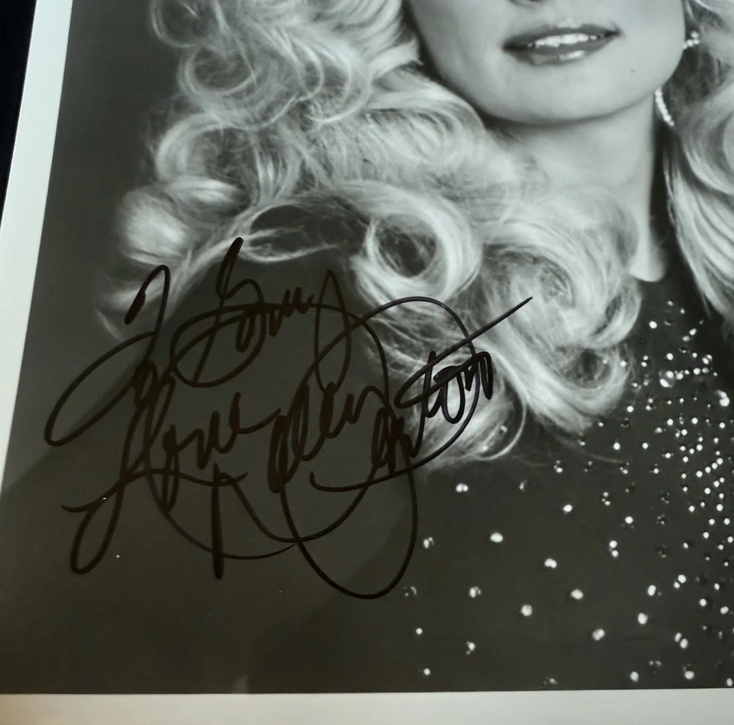 Dolly Parton SIGNED Vintage Icon PHOTO Autograph COA To Gary, изображение 5