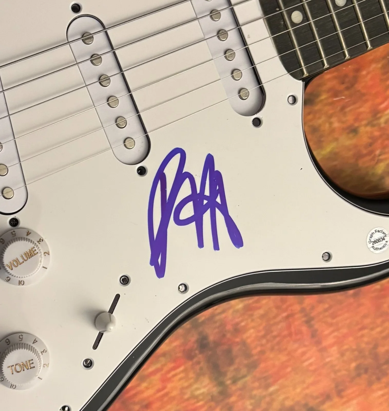 GFA Judas Priest Band * ROB HALFORD * Signed Electric Guitar PROOF AD1 COA, image 4