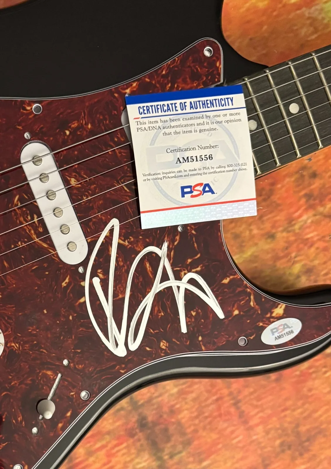 PSA Judas Priest Band * ROB HALFORD * Signed Electric Guitar PROOF COA, image 4