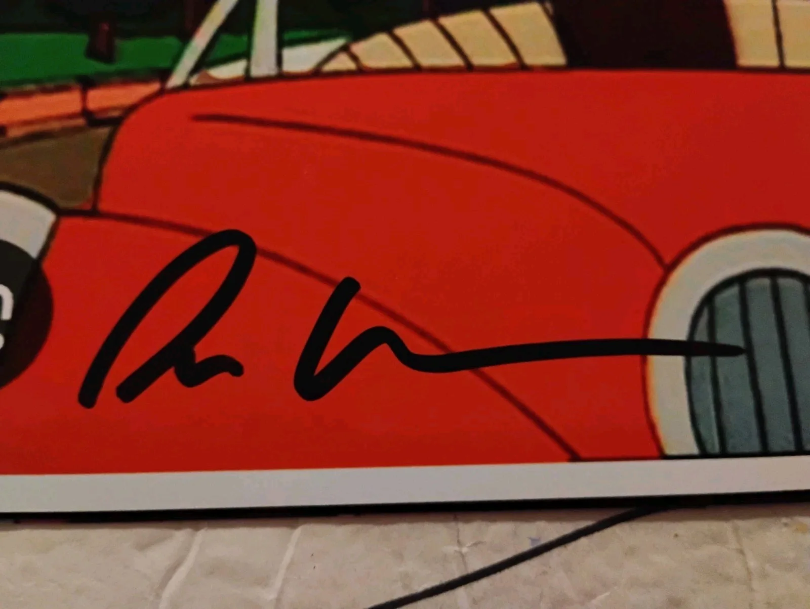 David Byrne — THE SIMPSONS TALKING HEADS ICON LEGEND DAVID BYRNE SIGNED AUTOGRAPHED 8X10 PHOTO, image 2
